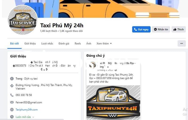 22 Hãng taxi Phú Mỹ giá rẻ số điện thoại tổng đài đưa đón sân bay
