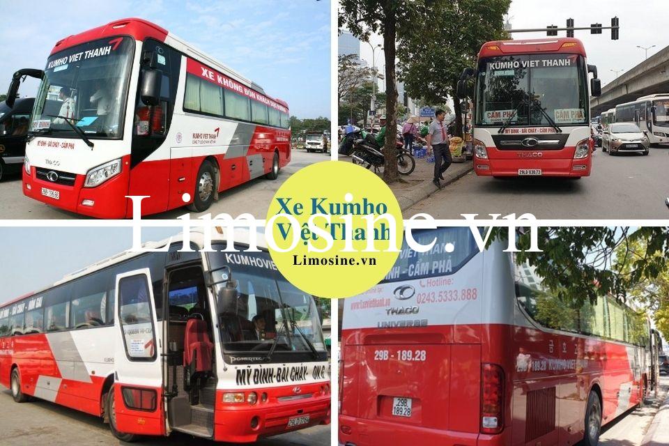 Xe Kumho Việt Thanh: Bến xe, giá vé, số điện thoại và lịch trình chi tiết