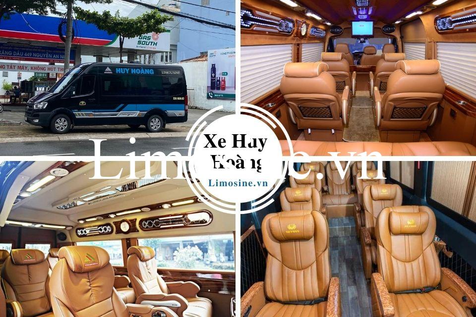 Nhà xe Huy Hoàng limousine: Số điện thoại đặt vé, bến xe và lịch trình