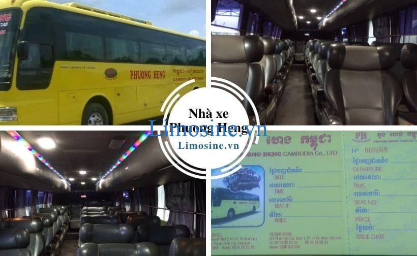 Xe Phuong Heng Bus: Số điện thoại đặt vé, gởi hàng chành xe đi Campuchia