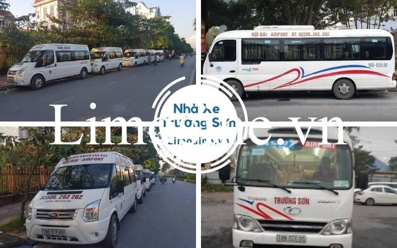 Xe Trường Sơn: Số điện thoại và lịch trình Nội Bài đi Nam Định Ninh Bình