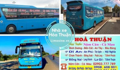 Xe Hòa Thuận - Bến xe, số điện thoại và lịch trình Cà Mau đi Bình Dương