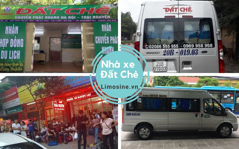 Nhà xe Đất Chè Bến xe, giá vé và số điện thoại đặt vé Hà Nội Thái Nguyên