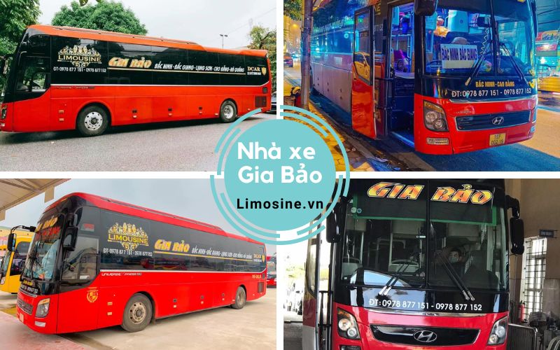 Nhà xe Gia Bảo - Điện thoại đặt vé Sài Gòn Đăk Lăk Bắc Ninh Cao Bằng