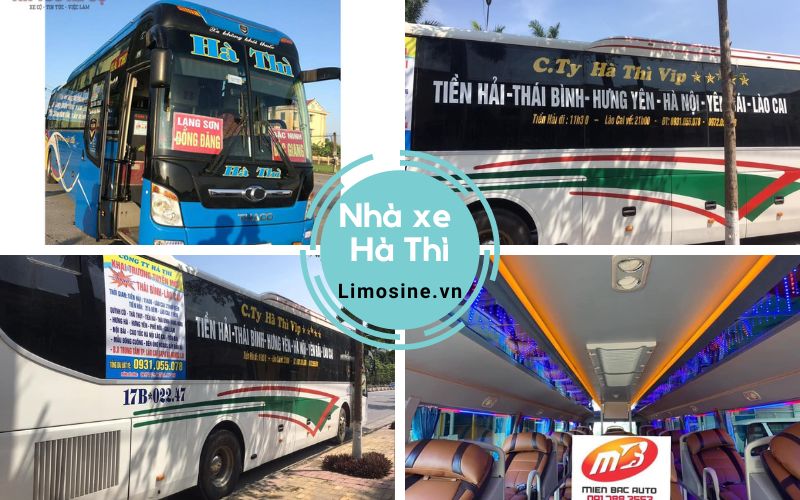 Nhà xe Hà Thì - Số điện thoại đặt vé Hà Nội Ninh Bình Thái Bình Sài Gòn
