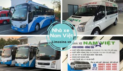 Xe Nam Việt - Bến xe, giá vé và số điện thoại đặt vé Bình Dương Vũng Tàu