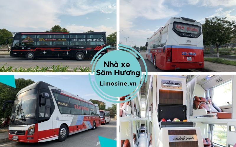 Nhà xe Sâm Hương - Bến xe và số điện thoại đặt vé Thanh Hóa Huế Hà Nội