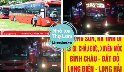 Nhà xe Thọ Lam Bến xe, xố điện thoại đặt vé Hà Tĩnh đi Hà Nội và TPHCM