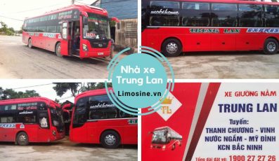 Nhà xe Trung Lan - Bến xe, giá vé và số điện thoại Hà Nội Nghệ An