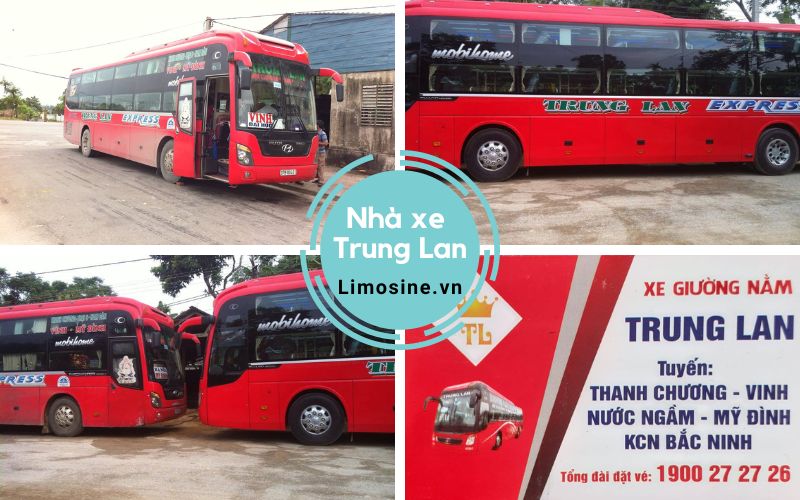 Nhà xe Trung Lan - Bến xe, giá vé và số điện thoại Hà Nội Nghệ An