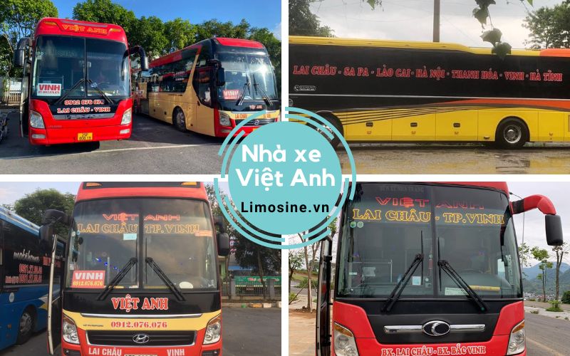 Nhà xe Việt Anh - Số điện thoại đặt vé đi Lai Châu Nghệ An Hải Dương