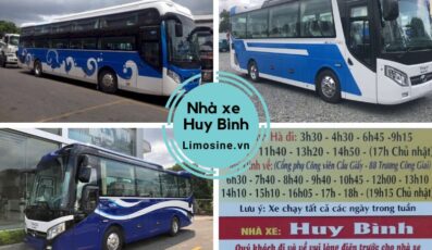 Nhà xe Huy Bình - Số điện thoại đặt vé Hải Phòng đi Hải Dương Phú Thọ