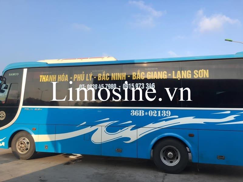 Top 3 Nhà xe Thanh Hoá Lạng Sơn vé xe khách giường nằm limousine