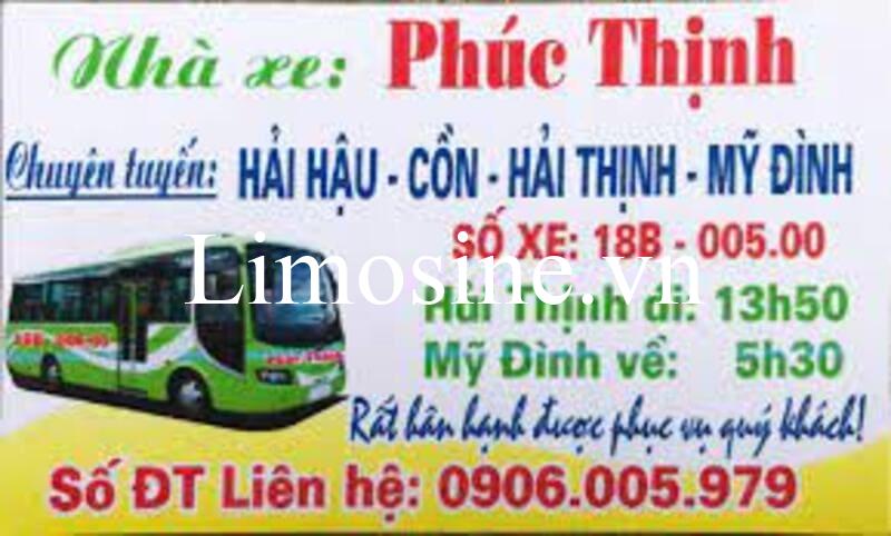 Top 10 Nhà xe khách Hải Hậu Mỹ Đình bến xe đi Nam Định Nghĩa Hưng