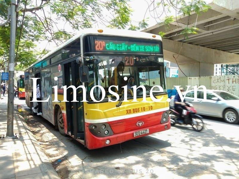 Top 5 Tuyến xe buýt xe bus xe khách đi từ Hà Nội đến Ba Vì tốt nhất