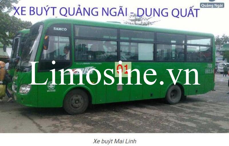 Top 3 Tuyến xe bus xe buýt Quảng Ngãi Dung Quất Sa Kỳ giá rẻ nhất
