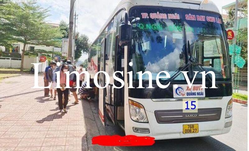 Top 7 Nhà xe khách xe buýt Quảng Ngãi Chu Lai đưa đón sân bay