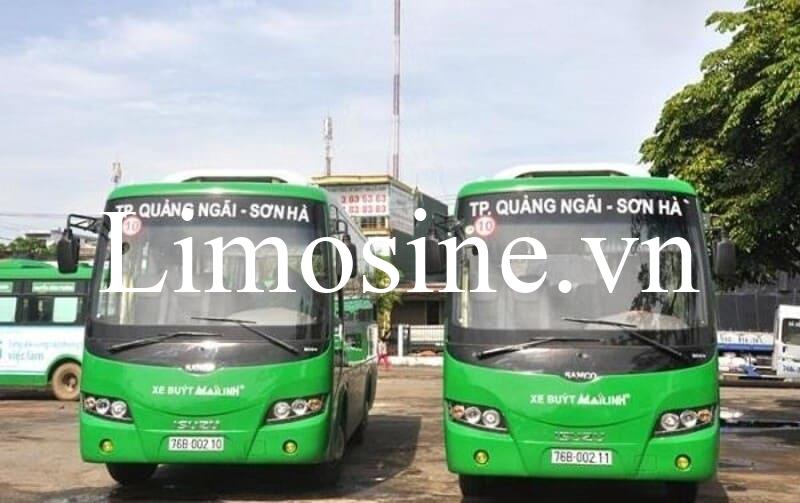 Top 3 Tuyến xe bus xe buýt Quảng Ngãi Sơn Hà giá rẻ chạy hàng ngày