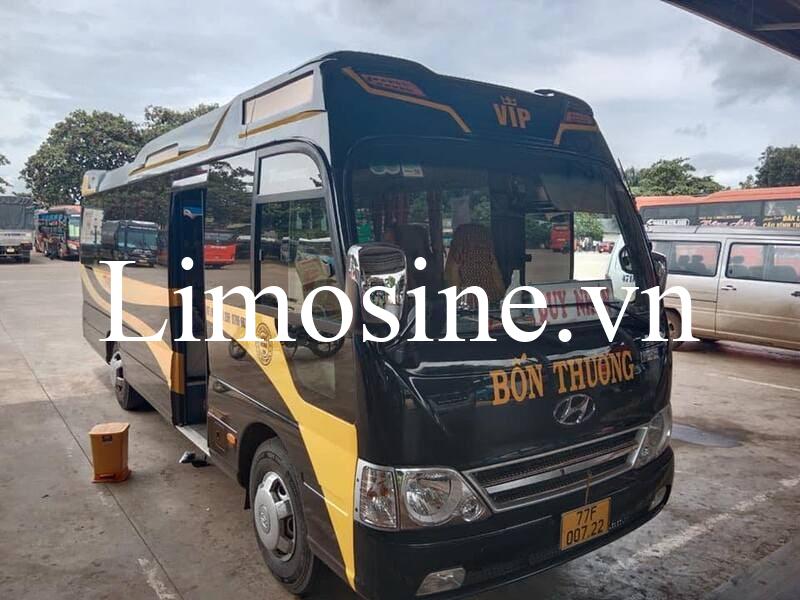 Nhà xe Bốn Thương chạy tuyến Quy Nhơn Đắk Lắk Buôn Ma Thuột