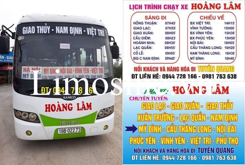 Top 5 Nhà xe khách Nam Định Phú Thọ đi Việt Trì limousine giường nằm