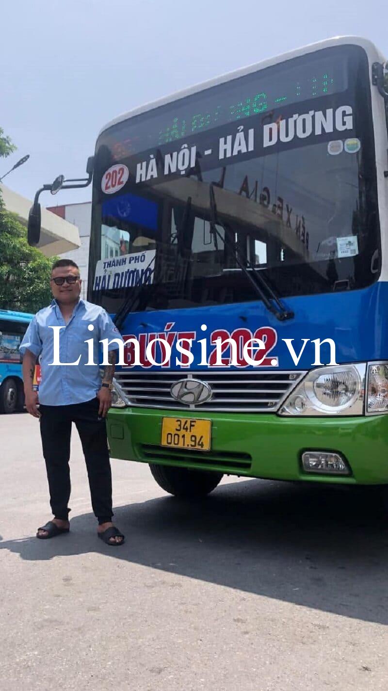 Tuyến xe buýt xe bus Hải Dương Hà Nội 202 cứ 15 20 phút chuyến
