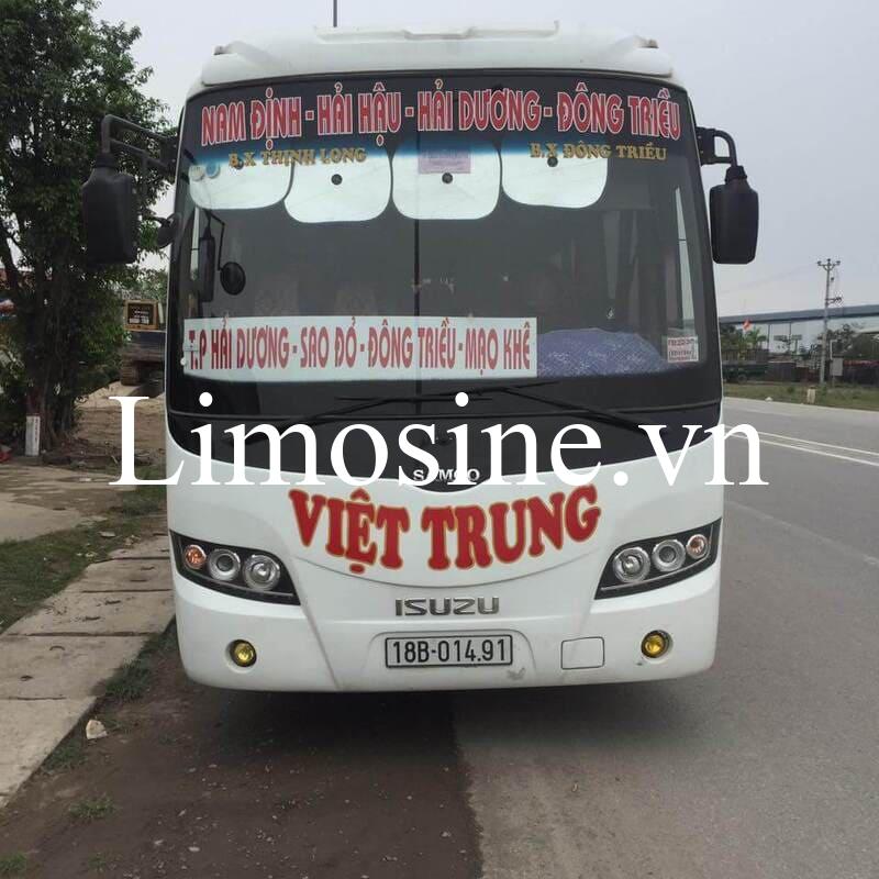 Top 6 Nhà xe Nam Định Hải Dương đặt vé xe khách limousine đưa đón