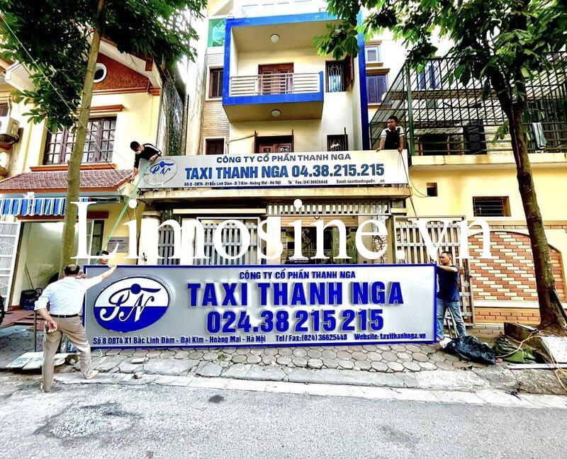 Taxi Thanh Nga Hà Nội: Số điện thoại tổng đài và giá cước xe 4 7 chỗ