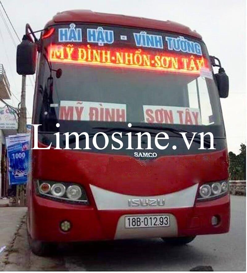 10 Nhà xe Nam Định Sơn Tây đi Hải Hậu Giao Thủy Nghĩa Hưng