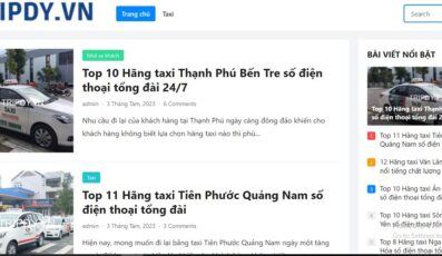 Tripdy.vn - Trang website chuyên về danh sách taxi 63 tỉnh thành
